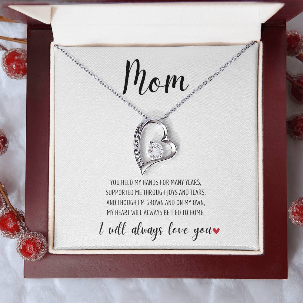 Mom | You held my hands | Forever Love Necklace