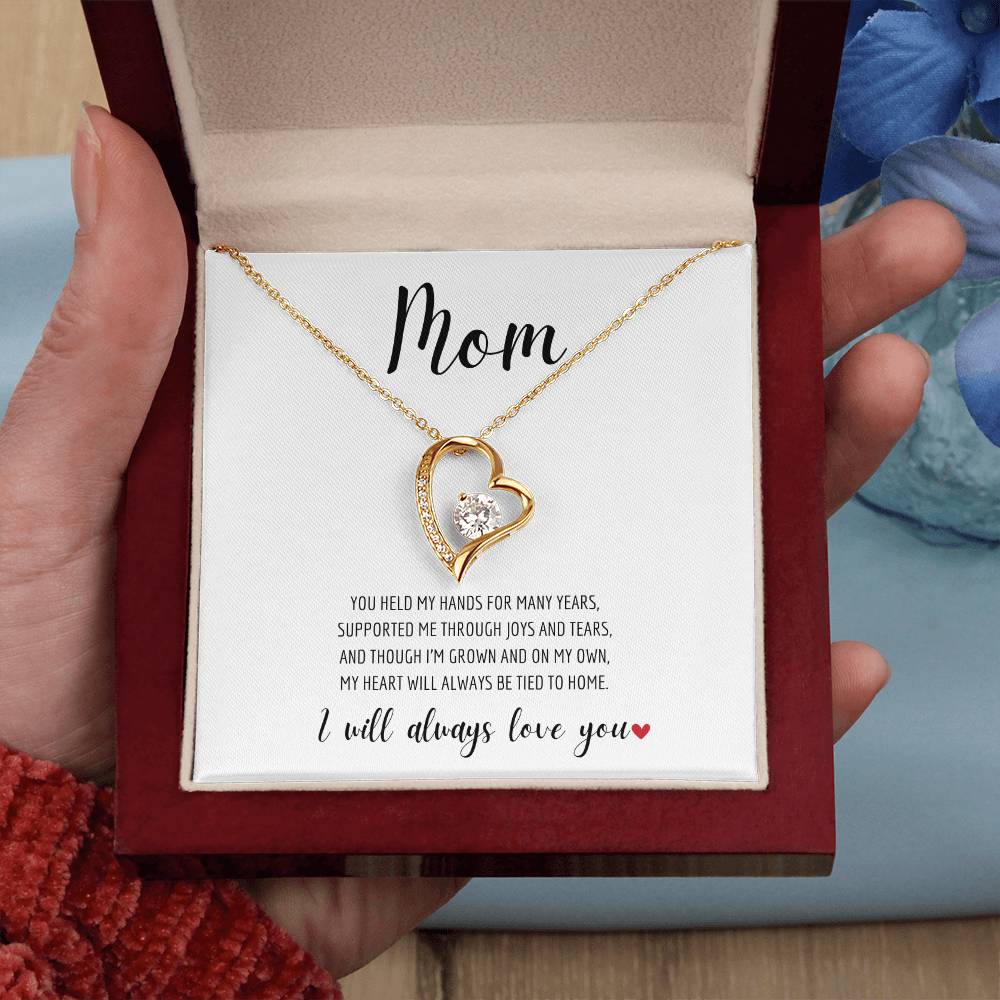 Mom | You held my hands | Forever Love Necklace