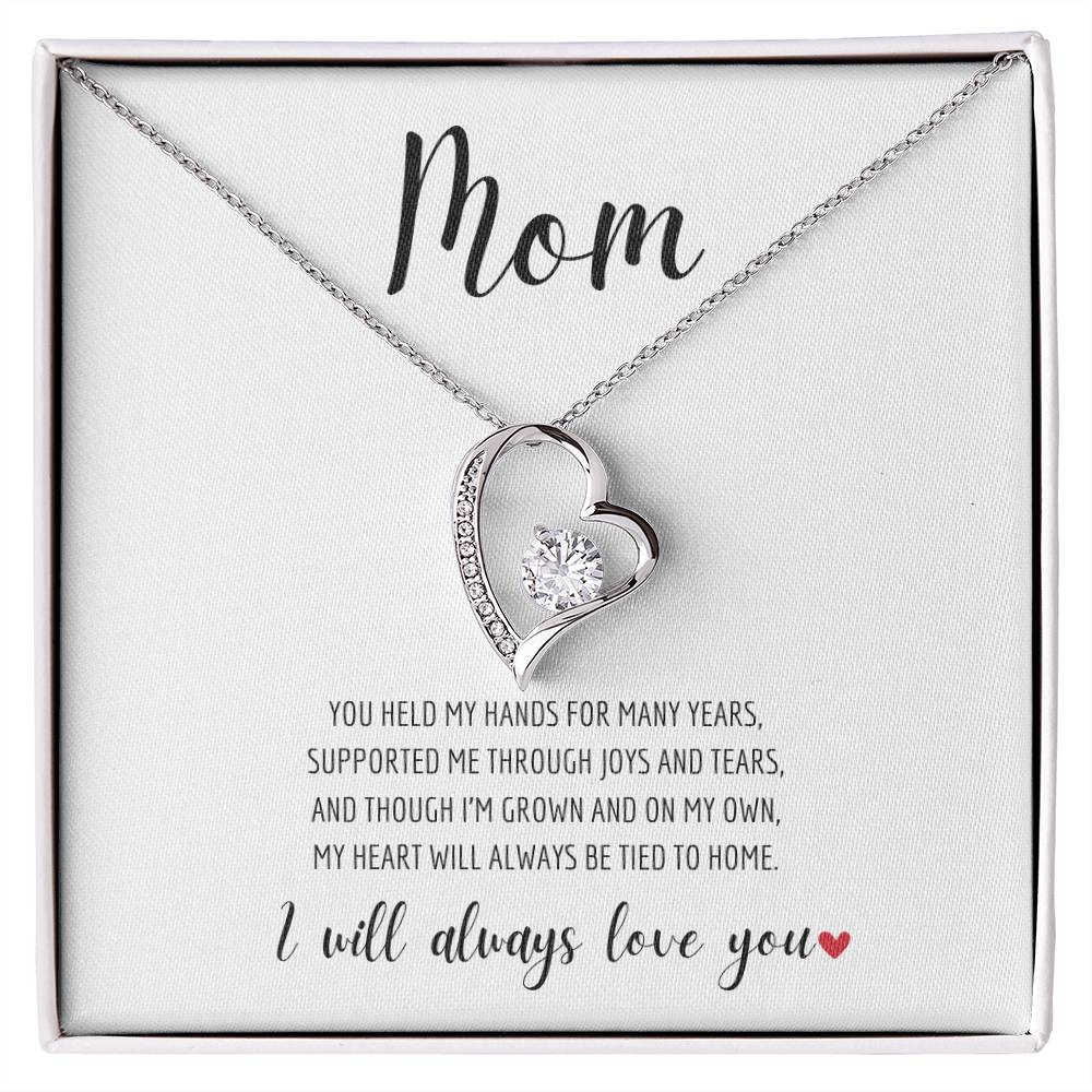 Mom | You held my hands | Forever Love Necklace