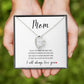 Mom | You held my hands | Forever Love Necklace