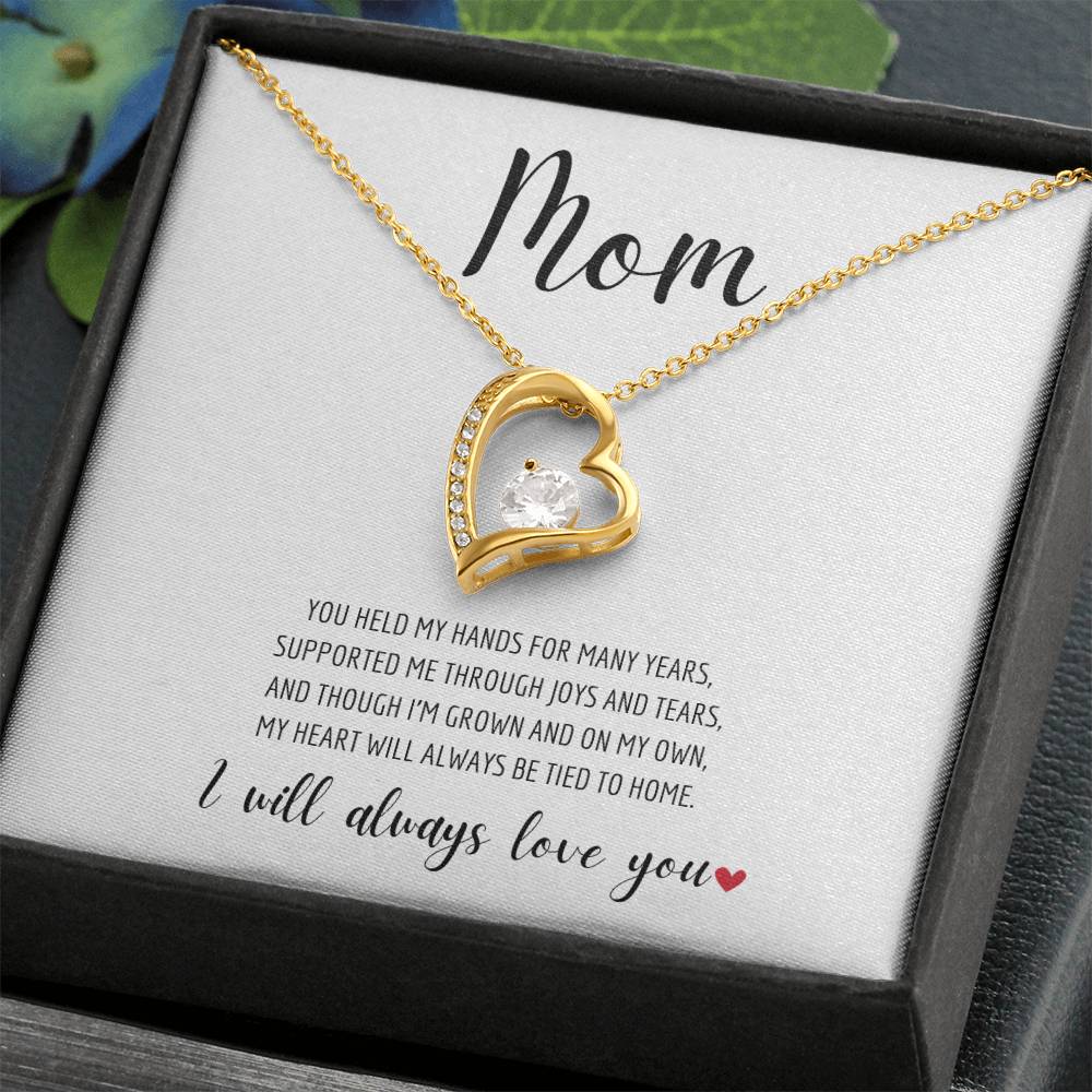 Mom | You held my hands | Forever Love Necklace